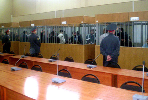 Hearings about the attack on power structures in Kabardino-Balkaria on 19 March 2009  (photo of CK correspondent Luiza Orazaeva)