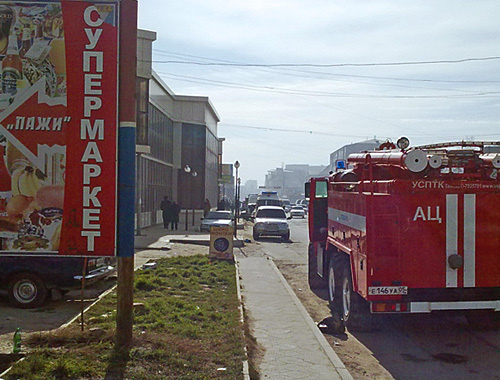 Operation to neutralize members of the armed underground in Ircha Kazak Street, Makhachkala, Dagestan, March 22, 2010. Photo by the "Caucasian Knot"