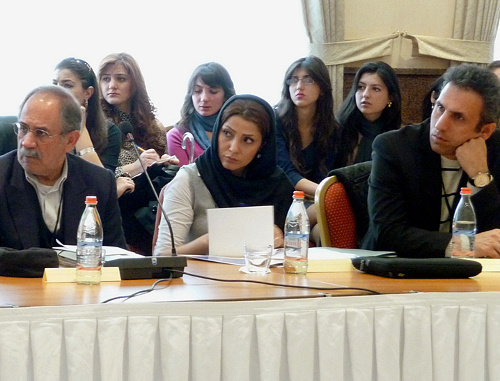 Participants of the 2-nd international conference on Talysh studies in Yerevan, Armenia, November  12, 2011. Photo by Armine Martirosyan for the "Caucasian Knot"