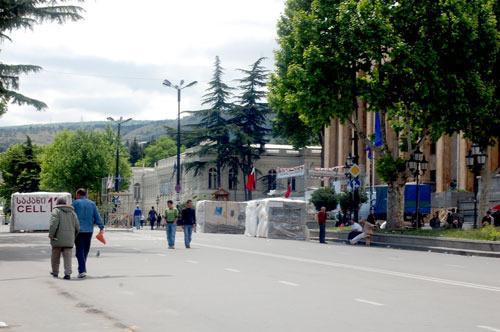 Tbilisi, Freedom square. Photo of "Caucasian Knot"