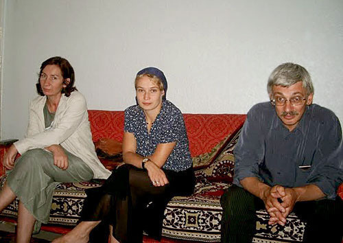 Natalia Estemirova (left), Oleg Orlov (right). Photo by http://picasaweb.google.ru/averh.sova