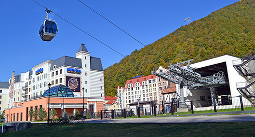 Roza Khutor Alpine Resort. Photo by Svetlana Kravchenko for the ‘Caucasian Knot’. 