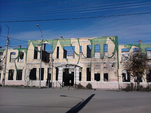 Tskhinvali, the University. November, 2009. Photo by the "Caucasian Knot"