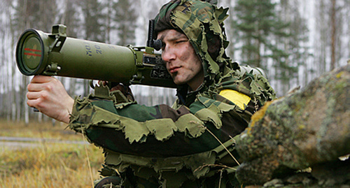 Russian soldier in the military exercises in Abkhazia. Photo: press service of the Southern Military District, http://function.mil.ru/news_page/country/more.htm?id=11852151@egNews