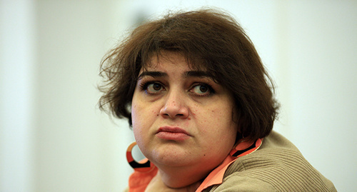 Khadija Ismayilova. Photo by Aziz Karimov for the "Caucasian Knot"