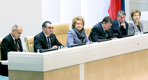 The 381th session of the Russian Federation Council. Photo: http://council.gov.ru/press-center/photo/45756/