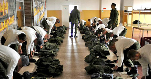 Conscripts. Photo: Mikhail Mordasov / Yugopolis