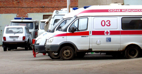 An ambulance car. Photo by Vyacheslav Yaschenko for the "Caucasian Knot"