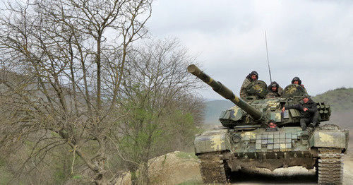 Military equipment of the army of Nagorno-Karabakh on a contact line. April 7, 2016. Photo by Alvard Grigoryan for the "Caucasian Knot"