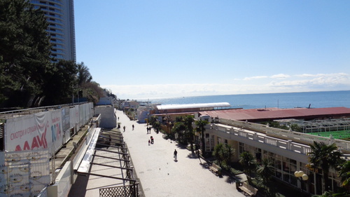 Seaside Embankment in Sochi. Photo by Svetlana Kravchenko for the "Caucasian Knot"