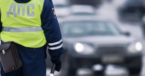 A road police officer. Photo www.riadagestan.ru