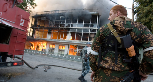 Tskhinvali in August 2008. Photo: http://sputnik-ossetia.ru/multimedia/20160808/2850853.html