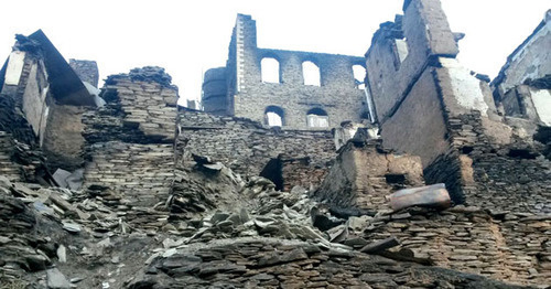 The consequences of the fire in the village of Mokok. Tsuntin District of Dagestan. August. Photo by Umma Magomadova for the "Caucasian Knot"