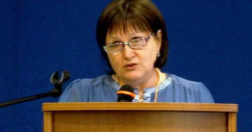 Valentina Cherevatenko. Photo: Vadim Karastelev, Moscow Helsinki Group, https://www.hrw.org/