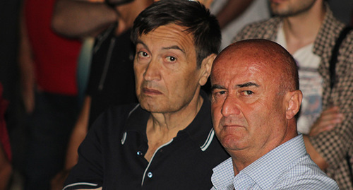 Participants of opposition rally. Photo by Tigran Petrosyan for the 'Caucasian Knot'. 