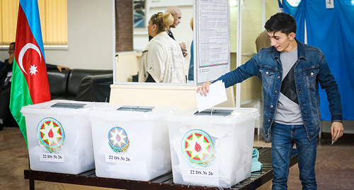 Voting at the referendum on amendments to the Constitution of Azerbaijan. Photo by Aziz Karimov for the 'Caucasian Knot'. 