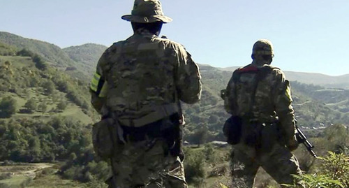 Law enforcer during CTO in Dagestan. Photo: http://nac.gov.ru/kontrterroristicheskie-operacii/v-hode-kto-v-dagestane-neytralizovany-troe-0.html