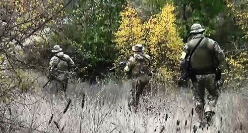 Law enforcers during CTO. Photo: http://nac.gov.ru/kontrterroristicheskie-operacii/v-hode-kto-v-dagestane-neytralizovany-troe-1.html