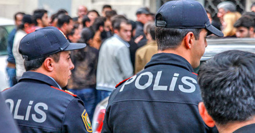 Police officers, Baku. Photo by Aziz Karimov for the 'Caucasian Knot'. 