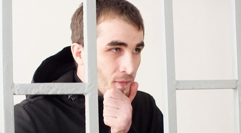 Zhalaudi Geriev in the courtroom. Photo by the "Caucasian Knot" correspondent