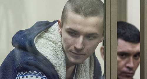 Arthur Panov in the courtroom. Photo by Yevgeny Beryozkin http://161.ru/text/newsline/266379345575936.html