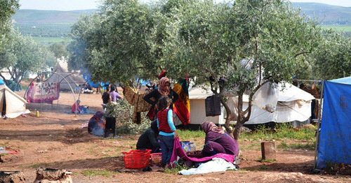 A refugee camp. Syria. Photo: IHH Humanitarian Relief Foundation