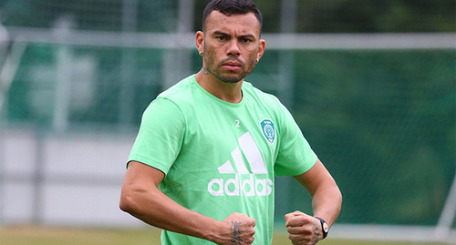 Rodolfo, a player from the "Akhmat" FC. Photo http://m.fc-terek.ru/photos/large/4442.jpg