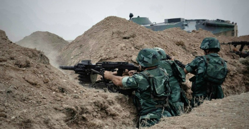 At the contact line. Nagorno-Karabakh. Photo http://minval.az/news/123705905