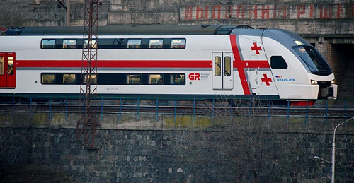 Georgian Railways train. Photo: © Sputnik / Alexander Imedashvili