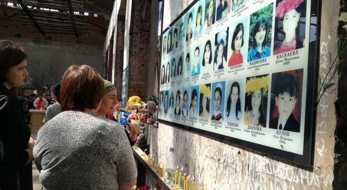 A monument to the victims of the terror act in Beslan. September 3, 2017. Photo by Emma Marzoeva for "Caucasian Knot"