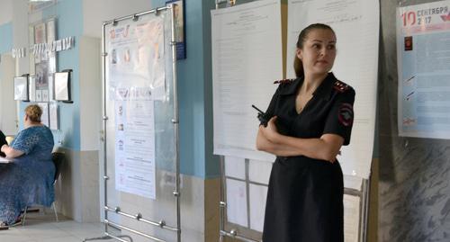 Polling station in Sochi. Photo by Svetlana Kravchenko for the Caucasian Knot. 