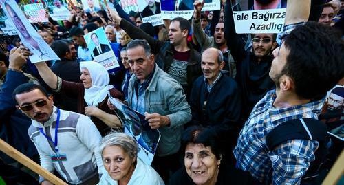 Anti-corruption rally in Baku, October 7, 2017. Photo by Aziz Karimov for the Caucaisian Knot. 