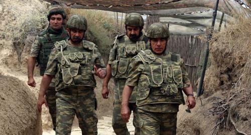 Azerbaijani soldiers. Photo https://mod.gov.az/ru/foto-arhiv-045/?gid=19640