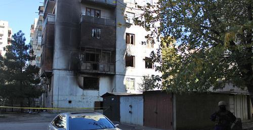 Territory near the house where the alleged militants were locked up. Tbilisi, November 30, 2017. Photo by Inna Kukudjanova for the "Caucasian Knot"