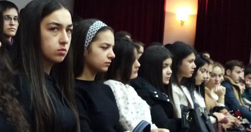 Participants of the Conference of Kabardian language teachers, Nalchik, December 21, 2017. Photo by Louise Orazaeva for the Caucasian Knot.