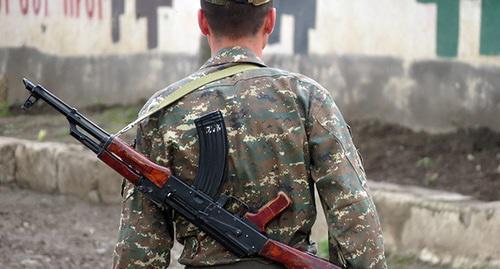 At the contact line in Nagorno-Karabakh. Photo by Alvard Grigoryan for the "Caucasian Knot"