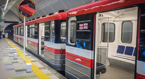 Varketili metro station, Tbilisi. Photo: © Sputnik / Denis Aslanov
 https://sputnik-georgia.ru/Tbilisi/20180131/239128012/remont-vsex-stancij-tbilisskogo-metro-vremenno-priostanovili.html
