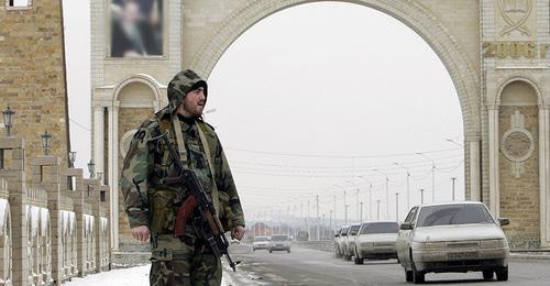 Law enforcer, Grozny. Photo: REUTERS/Denis Sinyakov