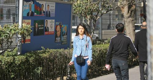 Agitation banners in Baku streets. Photo by Aziz Karimov for the Caucasian Knot