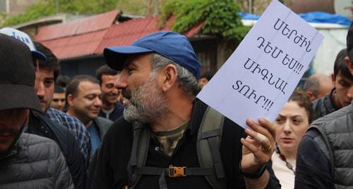 Nikol Pashinyan. Photo by Tigran Petrosyan for the Caucasian Knot. 