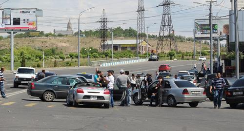 Protesters in Armenia. May 2, 2018. Photo by Tigran Petrosyan for the "Caucasian Knot"