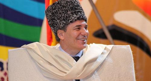 Arsen Kanokov in traditional dress. Photo courtesy of Kanokov's press service vk.com/arsen_kanokov