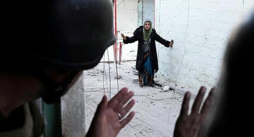 A woman during the hostilities in Mosul (Iraq). March 1, 2017. Photo REUTERS/Goran Tomasevic