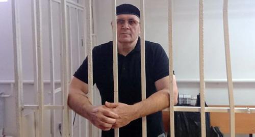 Oyub Titiev in the courtroom. Photo by Patimat Makhmudova for the Caucasian Knot