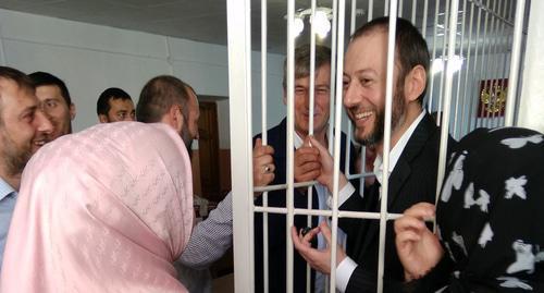 Magomed Khazbiev in the courtroom. Photo by Umar Yovloi for the Caucasian Knot