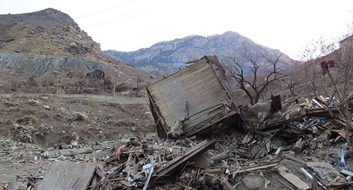 Aftermath of special operation in the Dagestani settlement of Vremenny, December 2018. Photo: press service of HRC 'Memorial'