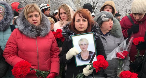 Funeral service for explosion casualties, Shakhty (Rostov Region). Photo by Vyacheslav Prudnikov for the Caucasian Knot