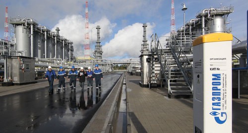 Gas transmission system at 'Portovaya' station. Photo: http://www.gazprom.ru/f/posts/69/824859/portovaya-compressor-station.jpg