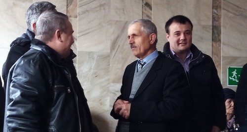 Arkadi Akopyan (second from right) in the hall of the Supreme Court of the Kabardino-Balkarian Republic, March 1, 2019. Photo by Lyudmila Maratova for the Caucasian Knot