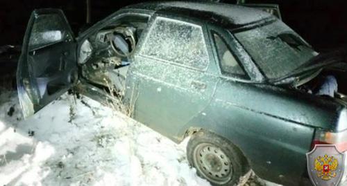 At the place of shootout in the Shpakovsky District, Stavropol Territory. Photo: press service of the National Antiterrorist Committee, http://nac.gov.ru